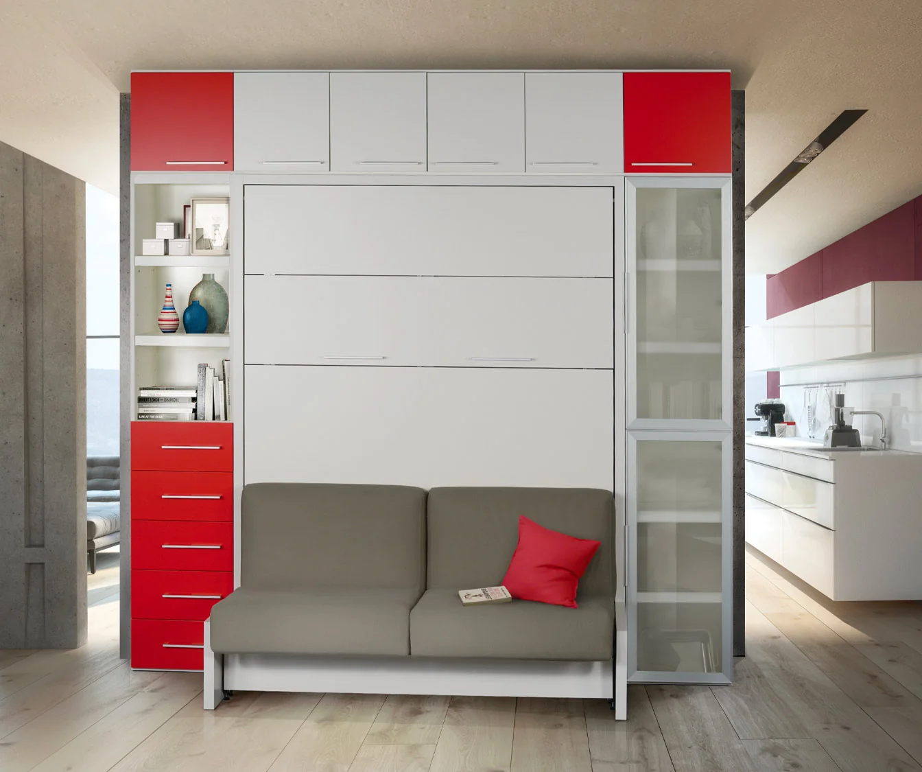 KETIAM SOFA Mélaminé Blanc