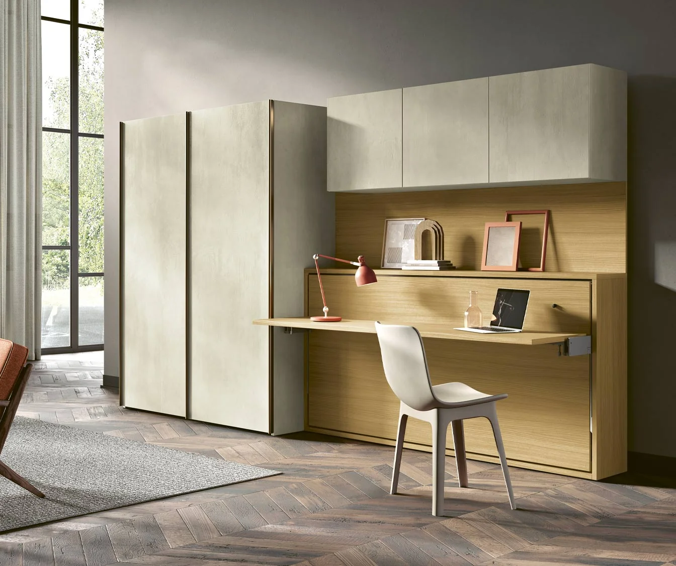 LUCY BUREAU Enfant Mélaminé Blanc
